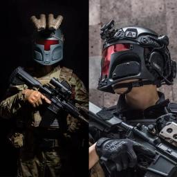 Máscara proteção tática para airsoft, acessórios capacete rápido para paintball e caça ao ar livre - Image 3
