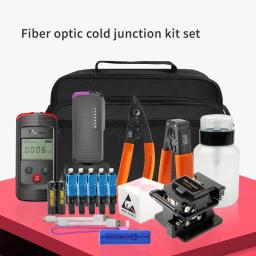 Kit de ferramentas de fibra óptica, Caneta Laser VFL, Ferramentas FTTH, Power Meter, OPM Optical Bag, Fibra Cleaver, 10mW - Image 1