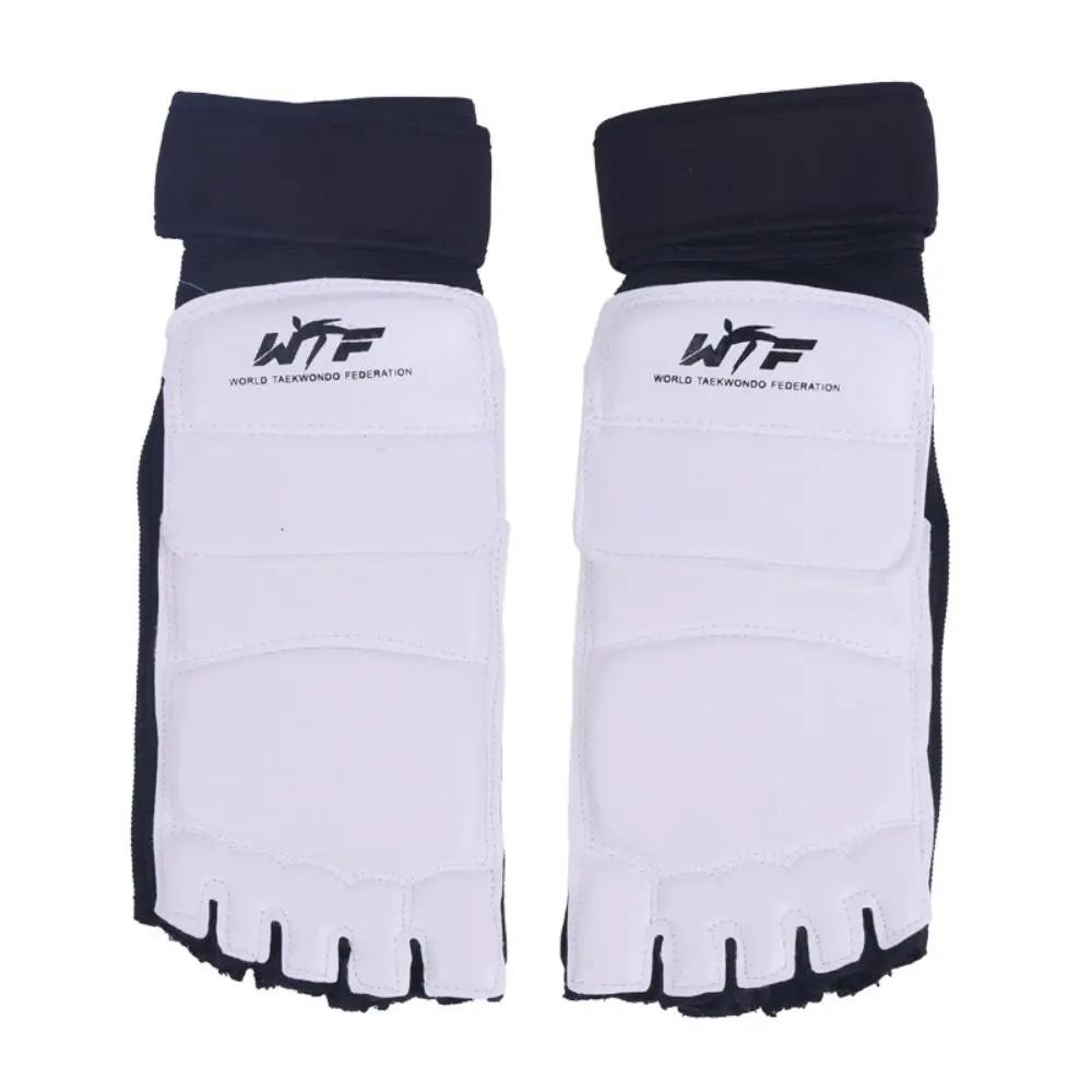 Luvas de Boxe Metade do Dedo para Adultos e Crianças, Treinamento de Karate Muay Thai Couro PU, Treino de Pé, Taekwondo - Image 1