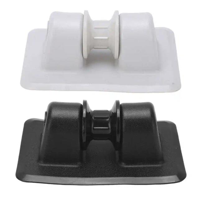 Rolo de Âncora para Caiaque com Suporte de Polia em PVC - Acessórios Essenciais para Barcos de Pesca e Iates