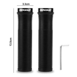 Punhos de guidão de bicicleta antiderrapante, impressão de camuflagem, borracha macia, punhos do guidão para MTB, bicicletas Bmx, design ergonômico - Image 6