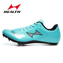 Tênis de Corrida Respirável para Homens, Campo de Atletismo Profissional, 100 m, 400 m Light, Sprint Spikes, Unha Completa, km - Image 3