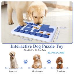 Brinquedos interativos para cachorros, treinamento, DogEnrichment Toys, grandes, médios, pequenos, inteligentes Pet Puzzles - Image 2