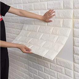 Adesivos de parede impermeáveis autoadesivos, Papel de parede DIY, Decoração do quarto, Padrão de tijolo clássico, 3D Home Decor, Decoração do quarto da espuma, 70cm x 1m - Image 3