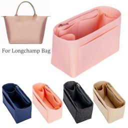 Bolsa de feltro de alta qualidade, bolsa de armazenamento, suporte interno, organização portátil, forro de bolsa para longchamp - Image 1