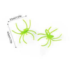 Anéis de plástico para crianças, anéis de Halloween, favores de festa, acessórios, adereços, coloridos, 20 PCs, 40 PCs, 60PCs - Image 6