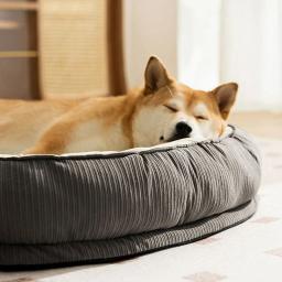 Cama macia de espuma de memória, Tapete de dormir para cães pequenos e médios, removível, antiderrapante, canil, suprimentos para animais, quente, inverno - Image 4