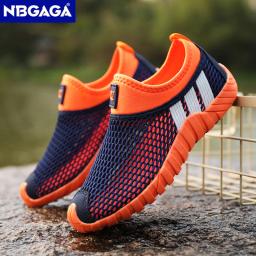 Sapato infantil de verão, rede única, respirável, para 5-16 anos de idade, meninos, meninas, leve, lazer, tênis esportivo para crianças - Image 1
