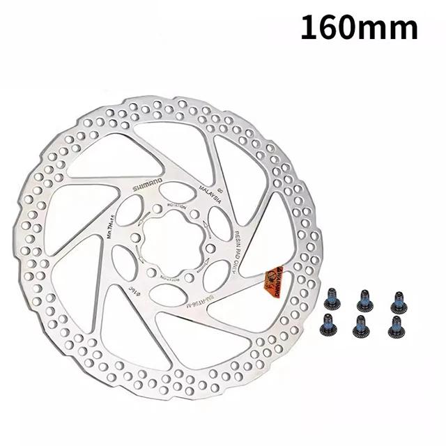 Deore SM-RT56 mtb bicicleta rotor de freio a disco 6 parafusos mountain bikes disco m610 rt56 m6000 disco freio 160mm 180mm mtb acessórios da bicicleta - Image 1
