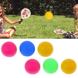 3 pçs pvc multicolorido prática exercício sorteio esporte jogo bolas de praia tênis de mesa cricket formação - Image 1