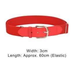 Crianças elásticas ajustáveis Sports WaistBelt, Outdoor Baseball Belt, Dress Decoração - Image 5