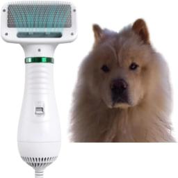 Portátil Pet cabelo secador com temperatura ajustável configurações, baixo ruído Blower, escova deslizante, 2 em 1, cães e gatos - Image 6