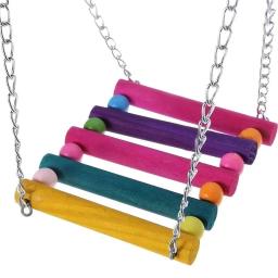 Colorido Hanging Hammock Swing Toys para Animais de Estimação, Perfeito para Papagaios, Periquitos, Periquitos, Calopsitas, 1Pc - Image 5