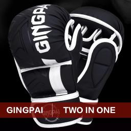 Luvas de boxe profissional MMA para homens e mulheres, metade do dedo Sandbag, equipamento de boxe engrossado, treinamento Muay Thai - Image 2