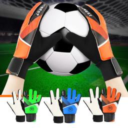Luvas portáteis profissionais do futebol do látex, prática do futebol, proteção da mão do goleiro, engrenagem dos esportes, verde, tamanho 5, 1 par - Image 3