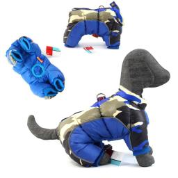 Cães de estimação roupas inverno quente mais grosso casaco à prova de vento à prova dwindproof água para bulldog francês filhote cachorro traje algodão casaco animais estimação roupas - Image 4