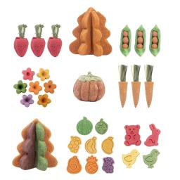 vegetais frutas secas para animais estimação hamsters cobaias chinchila molar lanche brinquedo - Image 1
