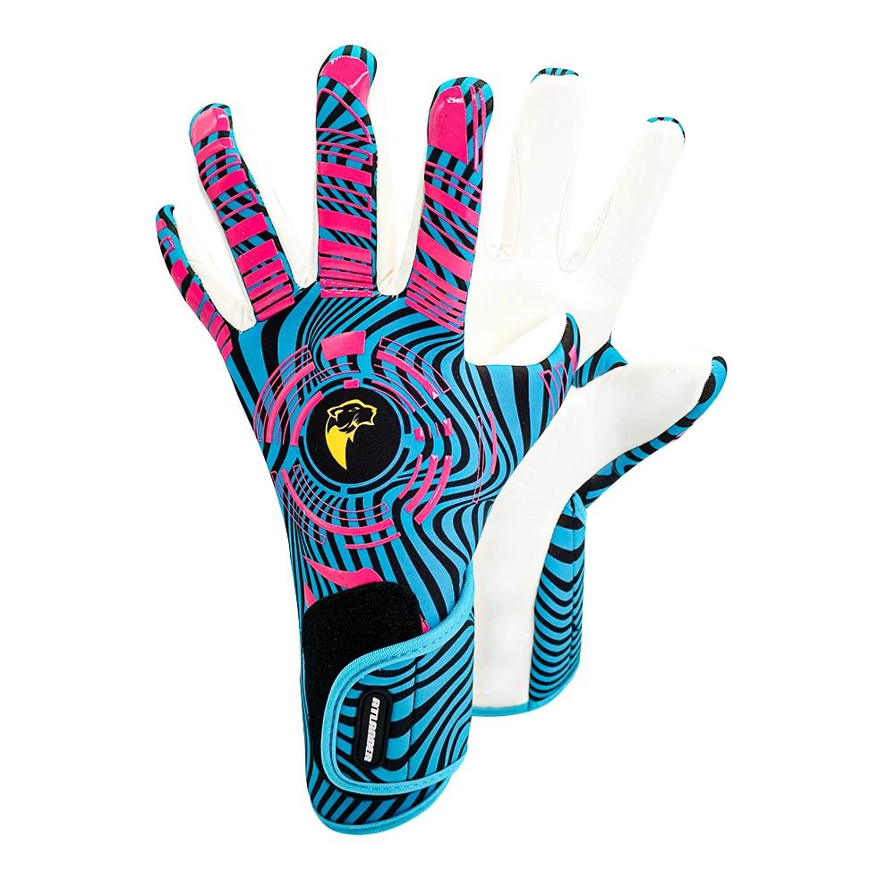 Luvas de goleiro de futebol profissional crianças adultos engrossado proteção de látex antiderrapante goleiro de futebol luvas de futebol - Image 1