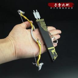 Mo Dao Zu Shi Espada Simulação Arco e Seta Chaveiro Wei Wuxian Coleção Modelo Arma Liga Yi Ling Lao Zu Chaveiro Para Fãs - Image 4