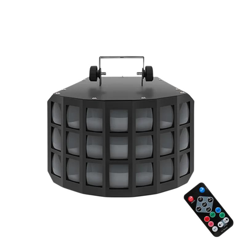 Controle remoto dmx rgbw led strobe laser disco dj feixe ponto efeito de iluminação palco festa dança clube casamento borboleta luz - Image 1