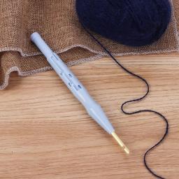 Caneta De Agulha De Bordado De Plástico Ajustável Tapete De Tricô, Kit Threader, Ferramenta De Tecelagem, Acessórios De Costura Artesanal - Image 1