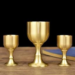 15ml 20ml 30ml vidro latão beber copo de licor caneca personalidade criativa anti-queda copo de cocktail drinkware para festa barra - Image 3