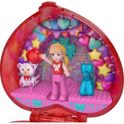 Nova boneca surpresa polly pocket 80th aniversário celebração caixa brinquedo conjunto presentes para meninas - Image 3