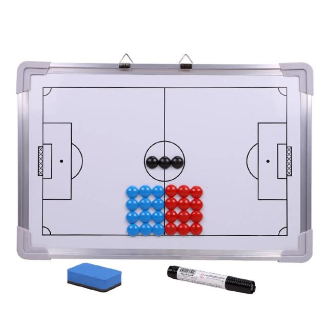 Placa Magnética Tática de Futebol em Liga de Alumínio para Treinadores e Estratégias de Jogo