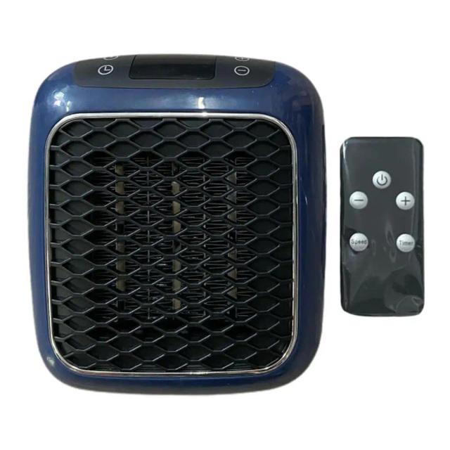 Aquecedor de Mão Reutilizável com Controle Remoto, Elétrico e Montável na Parede para Quarto e Sala de Estar, 800W