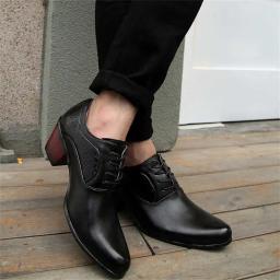 Tênis de salto grosso para homens, salto fino, tênis de skate, vestido formal, esporte, marcas globais, traning, atacado - Image 5