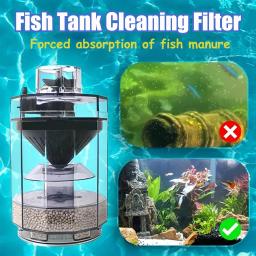 Coletor De Sucção De Fezes De Peixe Filtro De Aquário, Totalmente Automático, Separador De Lixo - Image 1