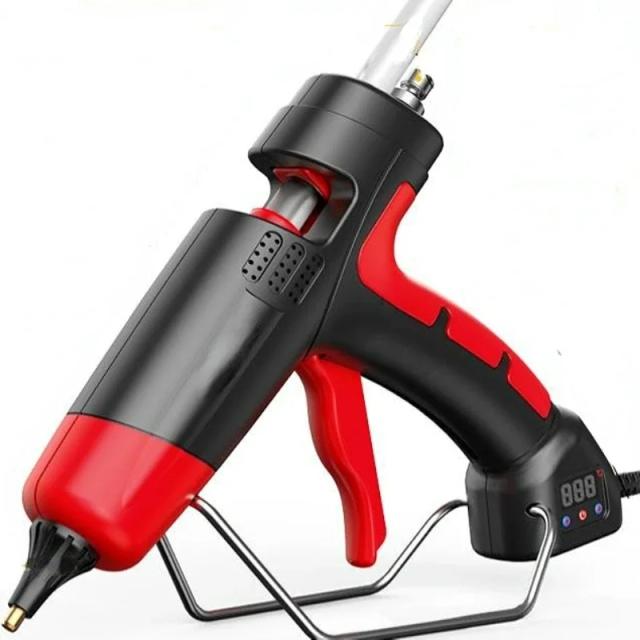 Pistola de Cola Quente Digital Ajustável 300W/800W para Uso Industrial com Varas de 11mm e Silicone
