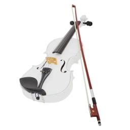Violino Acústico Madeira maciça com Caixa, Instrumentos Musicais, Iniciantes Profissionais, Instrumento de Cordas de Alta Qualidade, 4/4 - Image 3