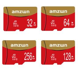 AMZWN Cartão Micro TF/SD Classe 10 Cartão de Memória Pequena Capacidade 32GB 64GB 128GB 256GB Adequado para Câmeras, Celulares - Image 1