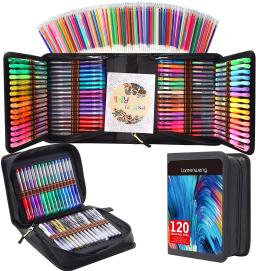ZSCM 12/24/160 caneta nanquim kit canetas coloridas papelaria frete grátis canetas gel material escolar canetas  papelaria caneta ponta fina caneta gel canetas esferográficas - Image 1