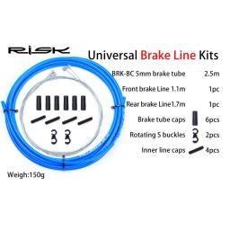 Risco bicicleta shift engrenagem desviador kits de freio fio tubo linha mangueira cabo básico habitação grupo para mtb bicicleta estrada ciclismo peças - Image 5