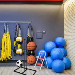 Basquete Rack de armazenamento para crianças, suporte portátil, suporte vertical, espaço interno para bola, bola de vôlei de futebol, salvar - Image 5