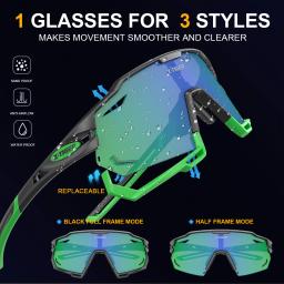 X-TIGER óculos de ciclismo uv400 photochromic ciclismo óculos de sol esportes polarizados óculos de sol dos homens mtb óculos de bicicleta de corrida óculos - Image 3