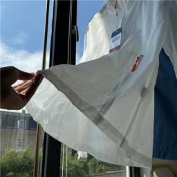 Jaqueta de proteção solar com capuz respirável para homens e mulheres Jaqueta de caminhada perfurada Casaco com capuz ultraleve Casaco de pele Roupas de acampamento Casal - Image 3