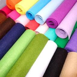 Tela de feltro macio não-tecido feltro folha de tela diy costura bonecas artesanato material 1mm de espessura pelo medidor/rolo - Image 1