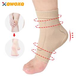 1 par de mangas de gel malleolar de tornozelo, meia de skate acolchoada com almofadas de osso de tornozelo para patinação artística, hóquei, rolo inline, caminhadas de esqui - Image 1