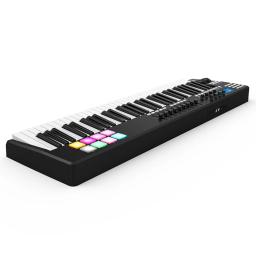 WORLDE-Controlador de Teclado Portátil, 61 Teclas, USB MIDI, 8 RGB, Retroiluminado Colorido, Trigger Pads com Cabo USB, PANDA61 - Image 6