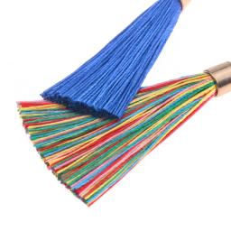 10 pçs de seda borla escova metal bonés borla encantos pingente diy jóias que faz brincos componentes acessórios material decorativo - Image 5