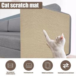 Esteira de arranhão auto-adesiva para móveis para gatos, cobertor de escalada trimmable, sofá de parede, anti-Cat Scratch Pad, DIY Protect Furniture - Image 1