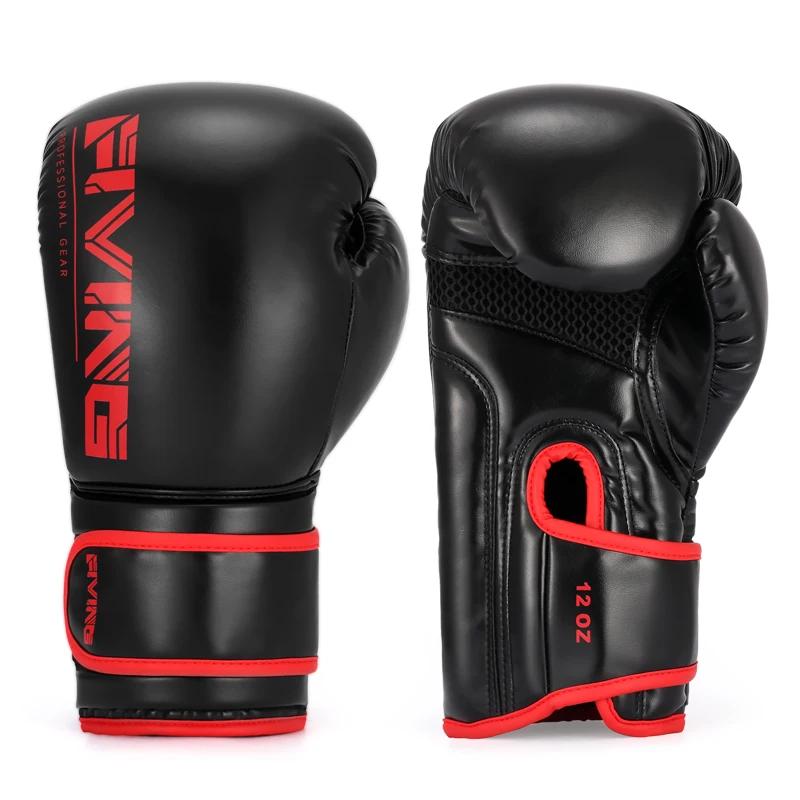 Fiving luvas de boxe profissional sanda adulto crianças treinamento sacos de areia muay thai luta livre para homens e mulheres - Image 1