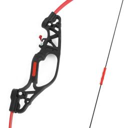 41.5 polegada tiro com arco recurvo 10-20lbs arco e setas ajustáveis para crianças adolescentes jovens iniciante tiro prática arco kit - Image 4