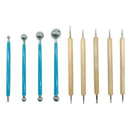Aço inoxidável cerâmica arte ferramentas, forma de barra pílula, liso polímero argila Shaping vara, textura fazendo, escultura modelagem ferramenta, 4pcs por conjunto - Image 3