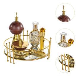Conjunto suporte queimador de incenso, mesa central, ornamento, meditação religiosa, relaxamento, casa, sala de estar, ioga, spa, decoração - Image 5