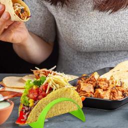 Taco Holder Stands para Tortilhas e Burritos, Shell Holder, Racks para Máquina de Lavar Louça Microondas, Fontes do partido, 12Pcs - Image 3