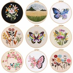 Cross Stitch Embroidery Kits, Hoop Frame, Hoop, Anéis, Suprimentos, Racks, Handmade, Artesanato de bricolage, Habilidade, Costura manual, Kits - Image 1